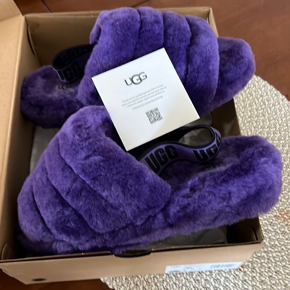 Purple Ugg slippers